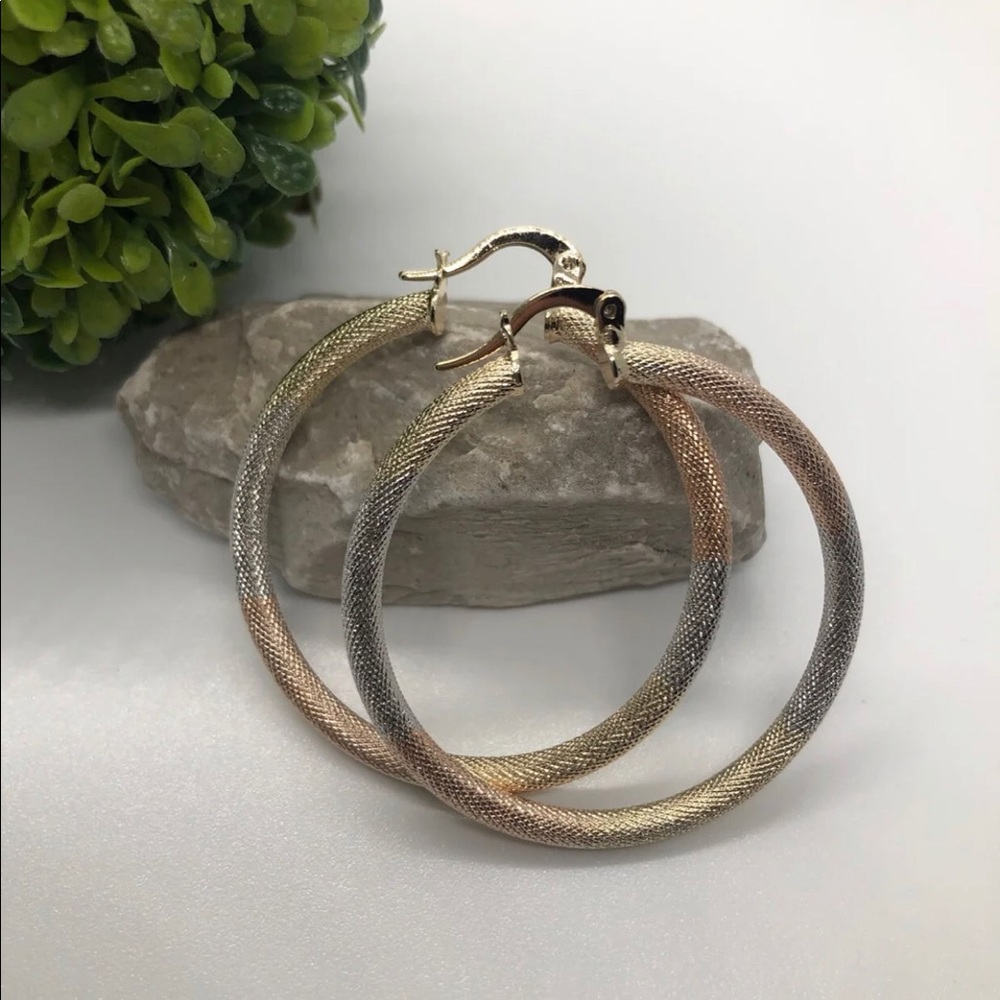 Gold Plated Hoop Earrings
